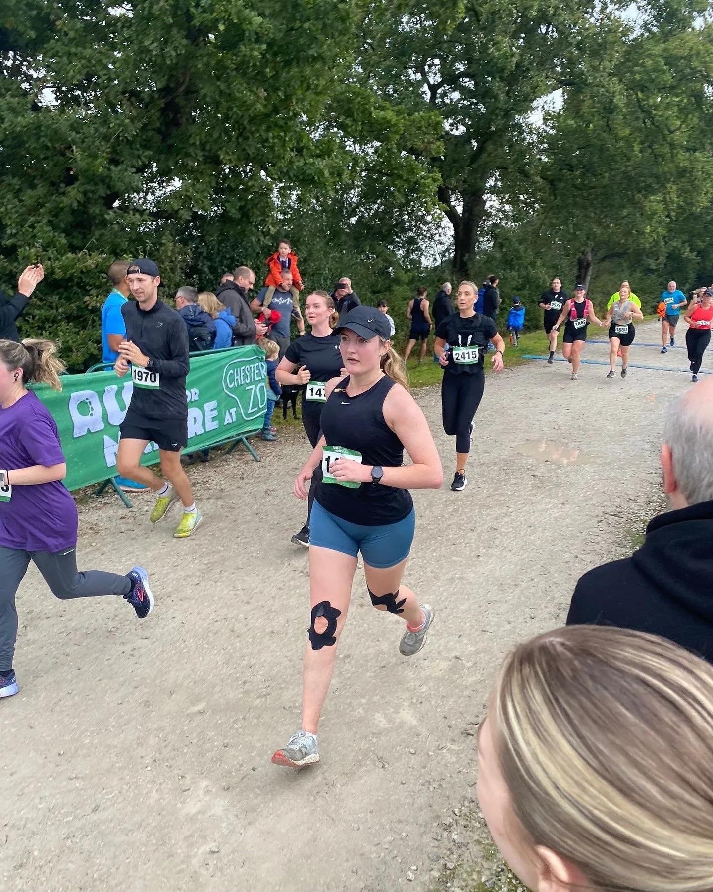 Emily taking part in a local running event